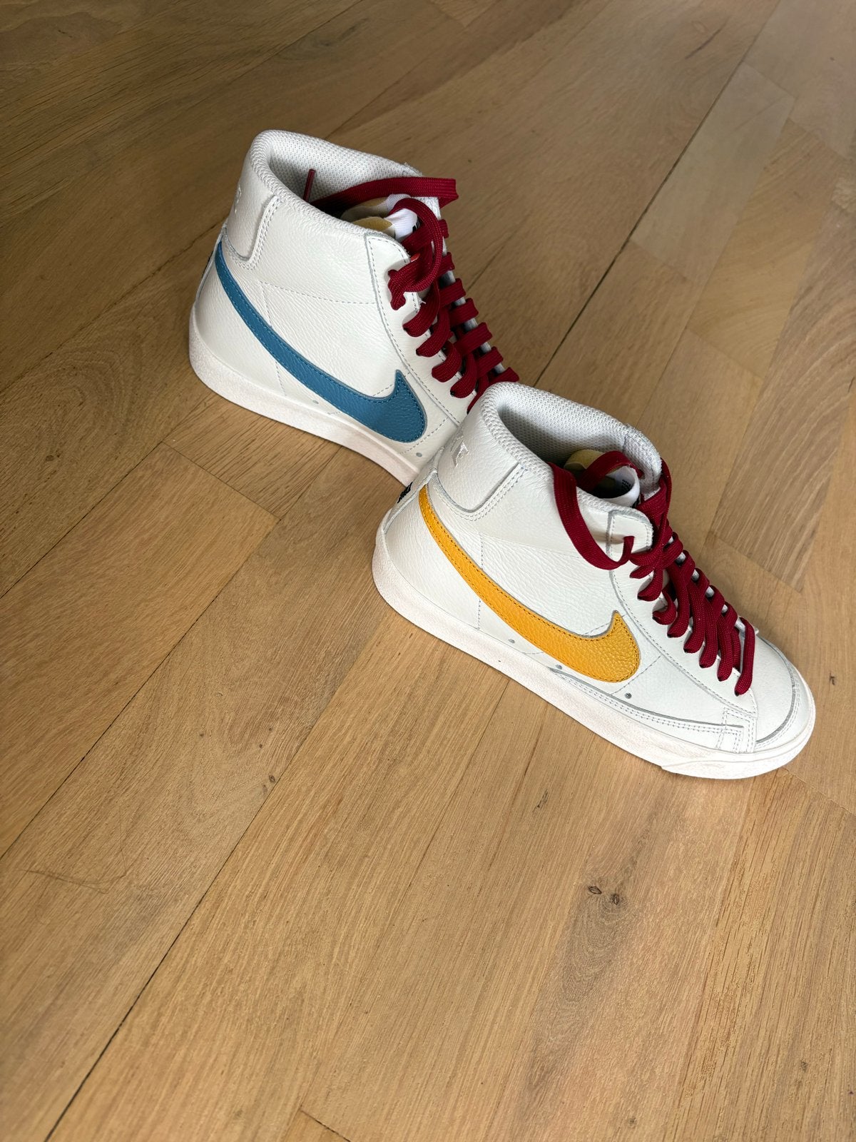 Custom CHRISTINE Nike Blazer Mid '77 Vintage sneakers, Ophalen, Wit, Nieuw, Sneakers of Gympen