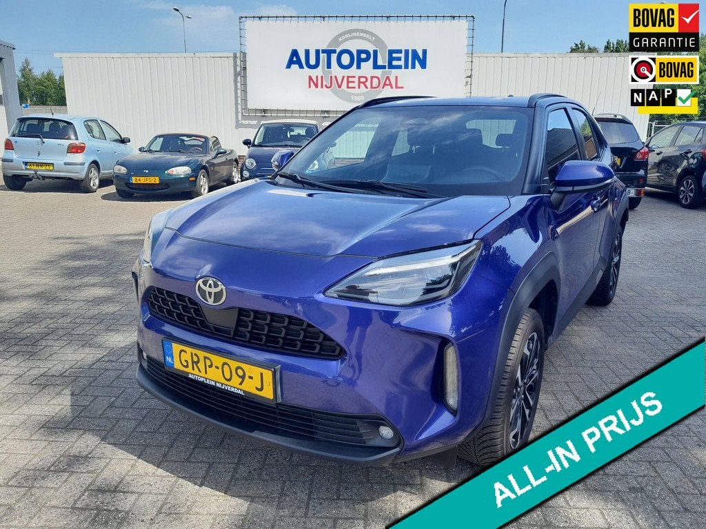 Toyota Yaris Cross 1.5 Hybrid 115 First Edition Nette in Ned, 12 maanden, Stof, Gebruikt, Blauw