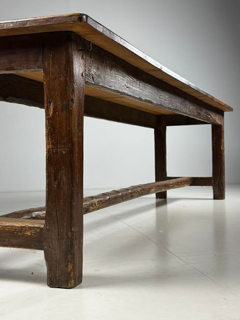 Franse kloostertafel 290cm, Antiek en Kunst, Antiek | Meubels | Tafels, Ophalen