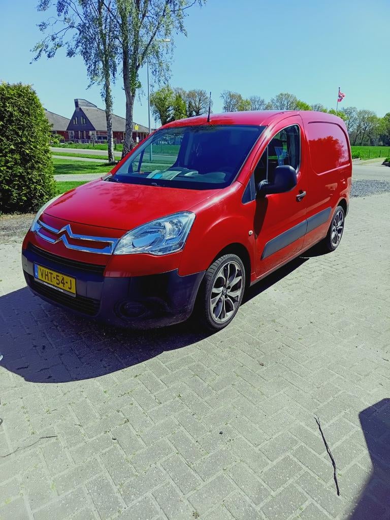 Citroën Berlingo 1.6 VTI 72KW 2011 Rood, Auto's, Stof, Zwart, 4 cilinders, Citroën
