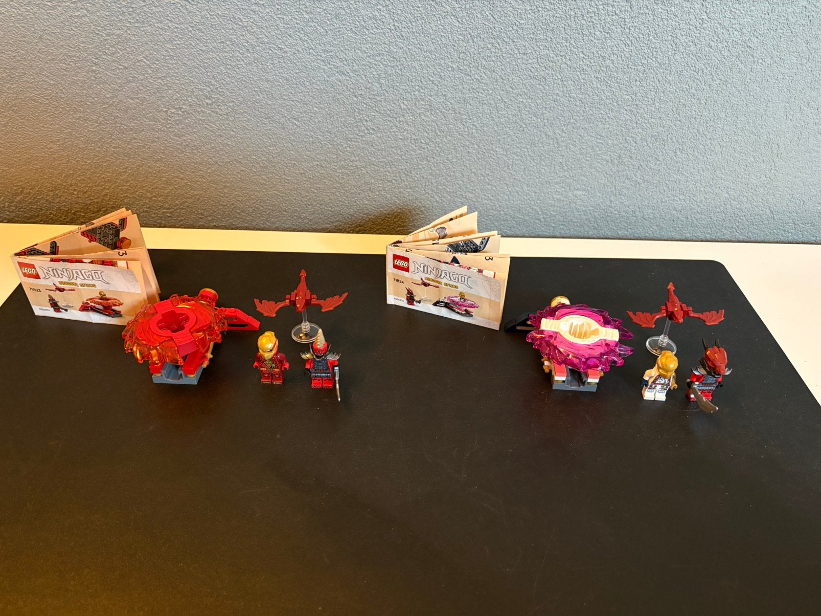 Lego Ninjago 71823 en 71824 drakenspinners, Compleet, Lego, Ophalen of Verzenden, Zo goed als nieuw