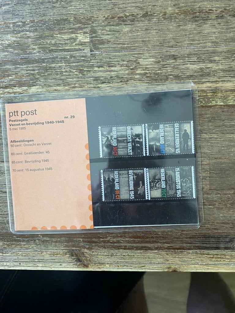 PTT Post Verzet en bevrijding 1940-1945 Nr 29, Postzegels en Munten, Ophalen of Verzenden, Na 1940, Postfris