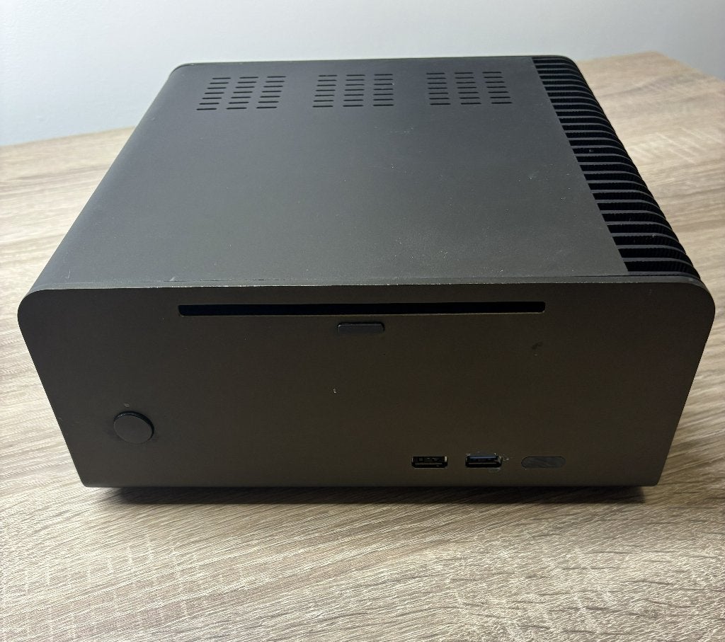 Streacom FC8 behuizing met ASrock mainboard -I3 - 8 GB, Gebruikt, 2 tot 3 Ghz, 64 GB, Met monitor