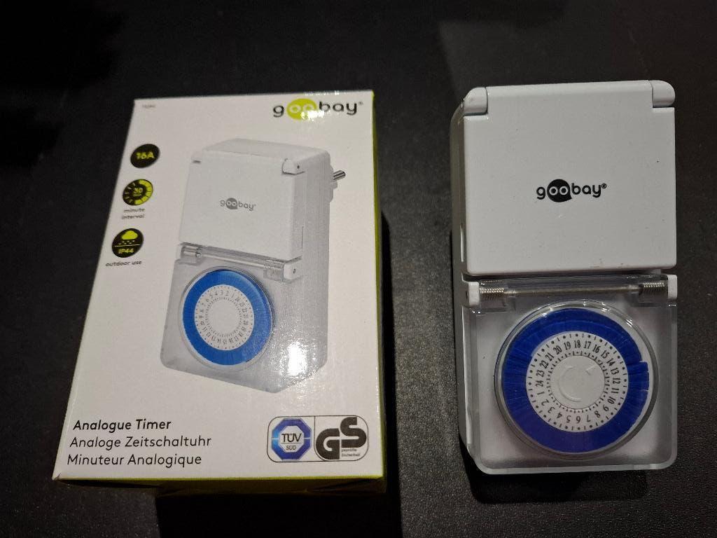 Schakelklok Goobay 73289 Timer Tijdklok  Buiten NIEUW, Ophalen, Nieuw, Schakelaar