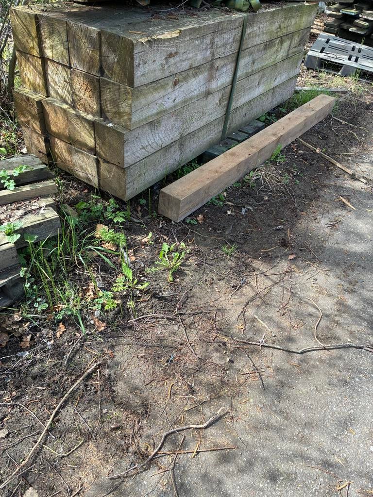 Gebruikte Houten Balken 250x20x20 cm, Ophalen, Gebruikt, 250 tot 300 cm, 50 mm of meer