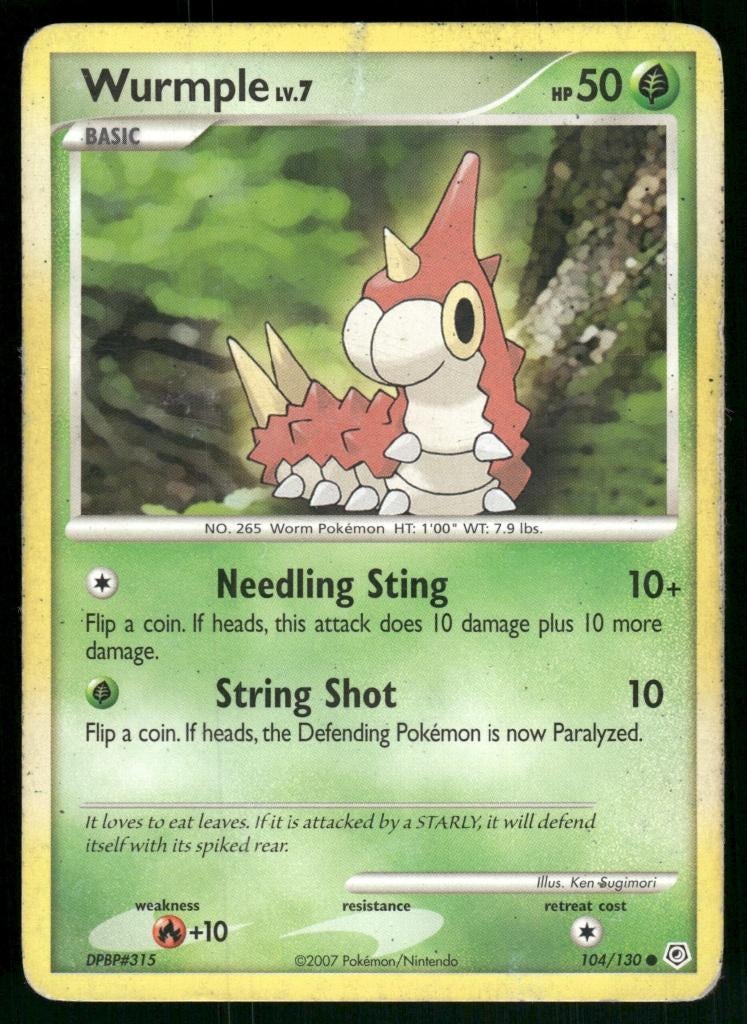 Wurmple 104/130 - Diamond &amp; Pearl (Good), Verzenden, Gebruikt