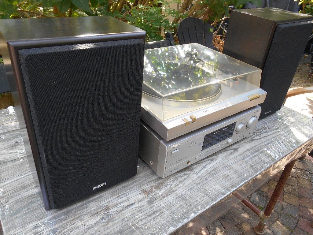 Akai AP-B110 en philips  CD speler versterker & speaker, Ophalen, Overige merken