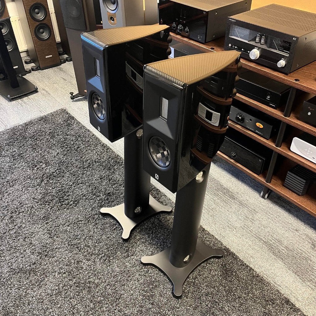 Borresen X1 speakerset zwart met stands (demo)