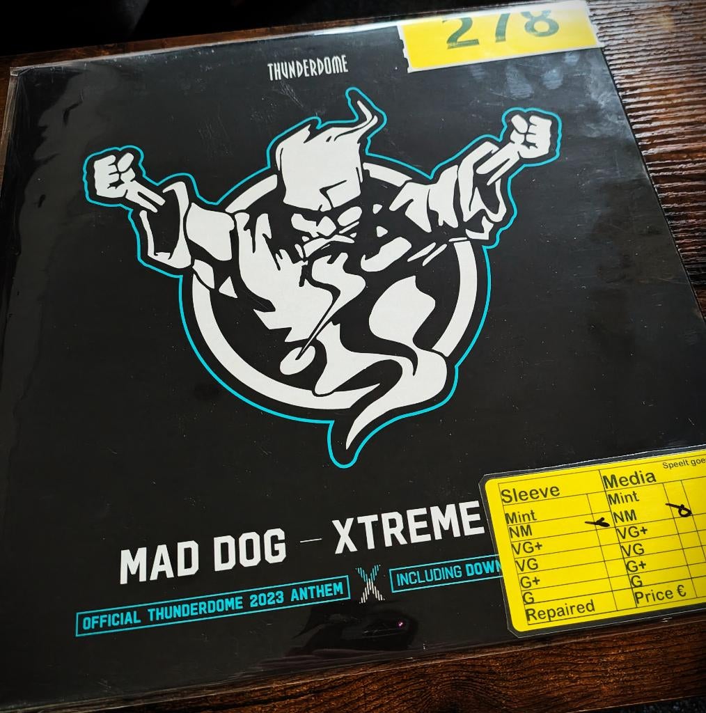 Mad Dog* – Xtreme Audio (Official Thunderdome 2023 Anthem), Cd's en Dvd's, Vinyl | Dance en House, Originele persing, Ophalen of Verzenden
