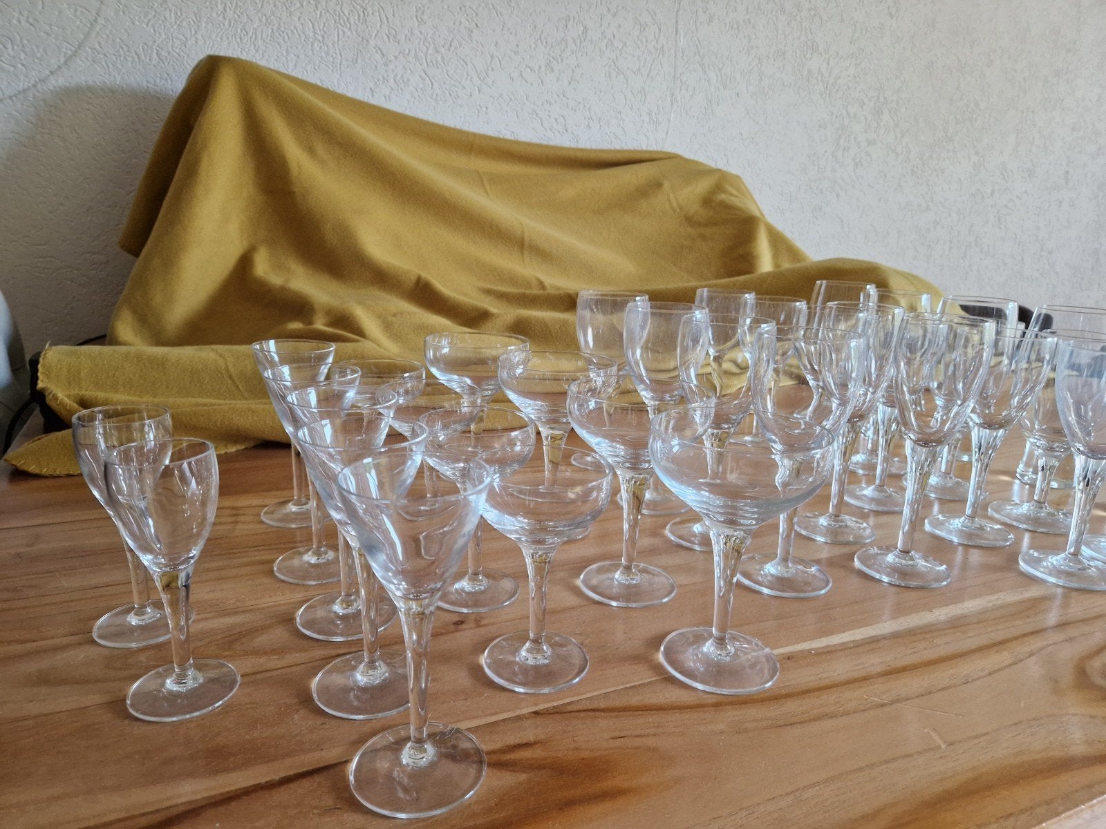 Grote collectie diverse glazen - Model Michelangelo, Ophalen, Glas of Glazen, Overige stijlen, Glas