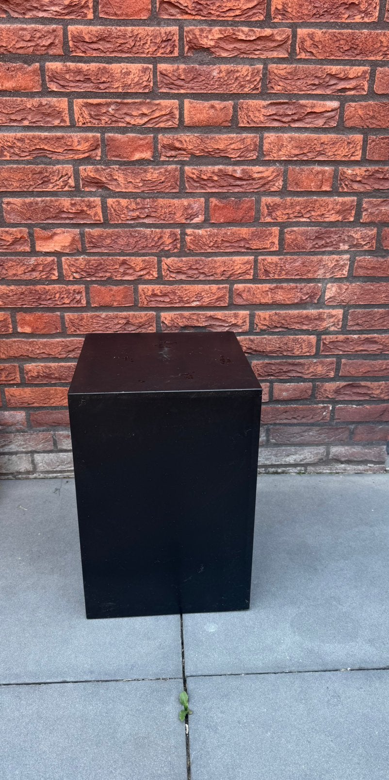 Zwarte zuil 45 x 30 cm - Perfect voor decoratie, Ophalen of Verzenden, Zo goed als nieuw