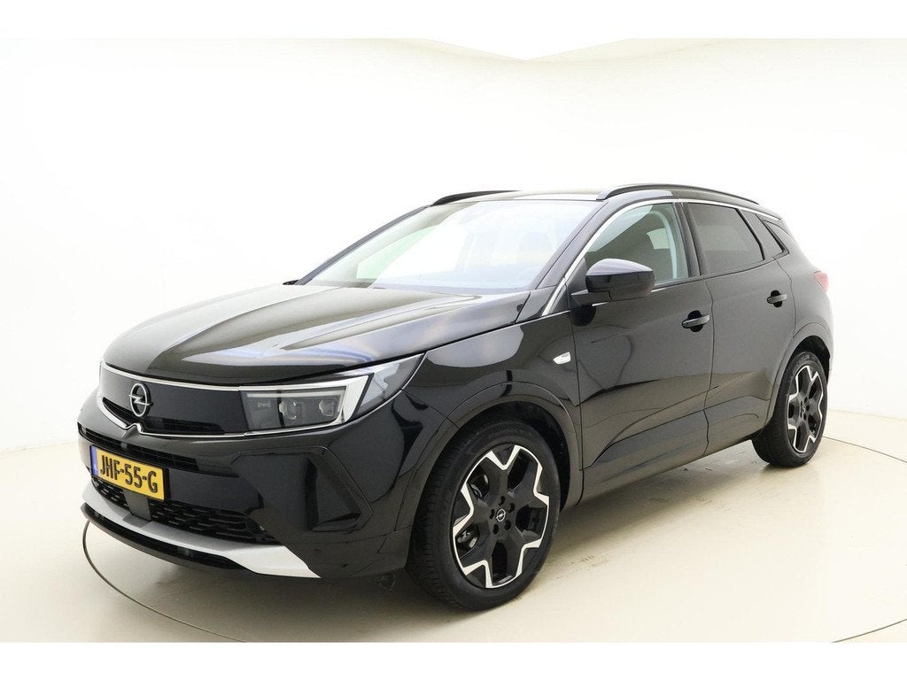 Opel Grandland 1.2 Turbo 130pk Automaat Ultimate | Navigatie, Auto's, Opel, 15 km/l, Gebruikt, 1199 cc, Alcantara