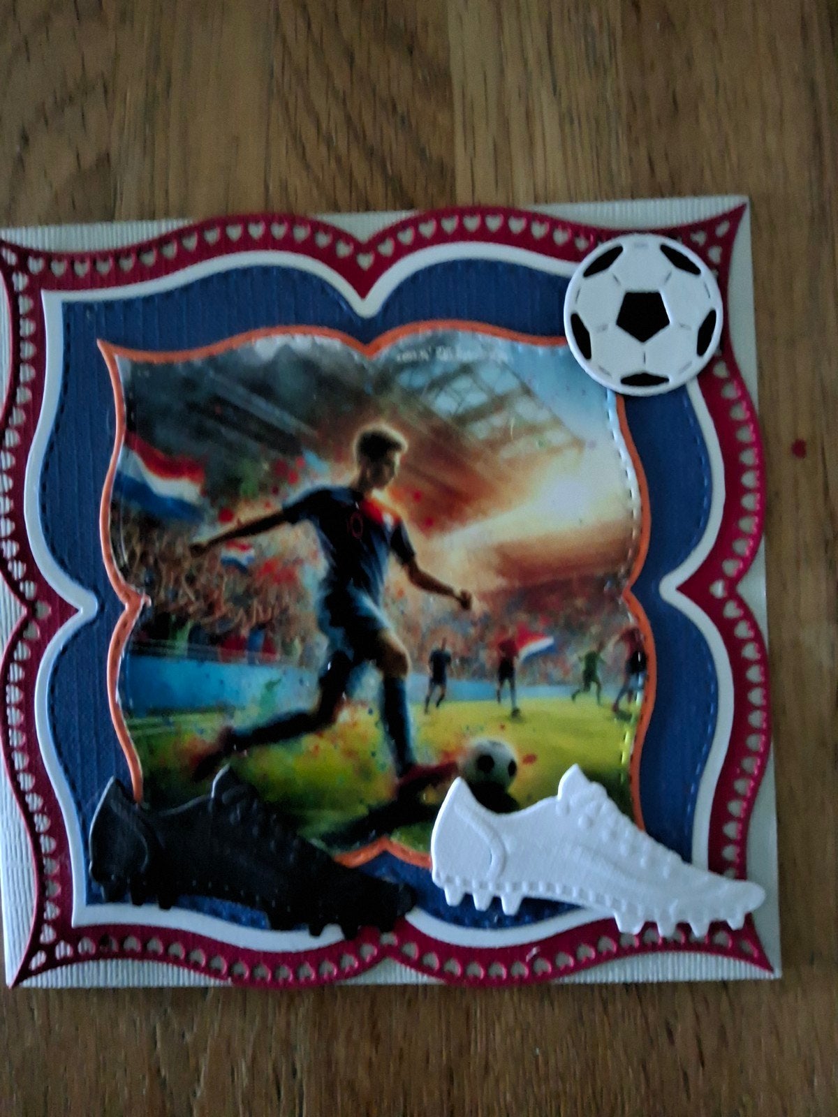 HUP- Holland Hup  voetbal  kaart met schoenen enz no 22 met, Ophalen of Verzenden, Nieuw, Man of Vrouw