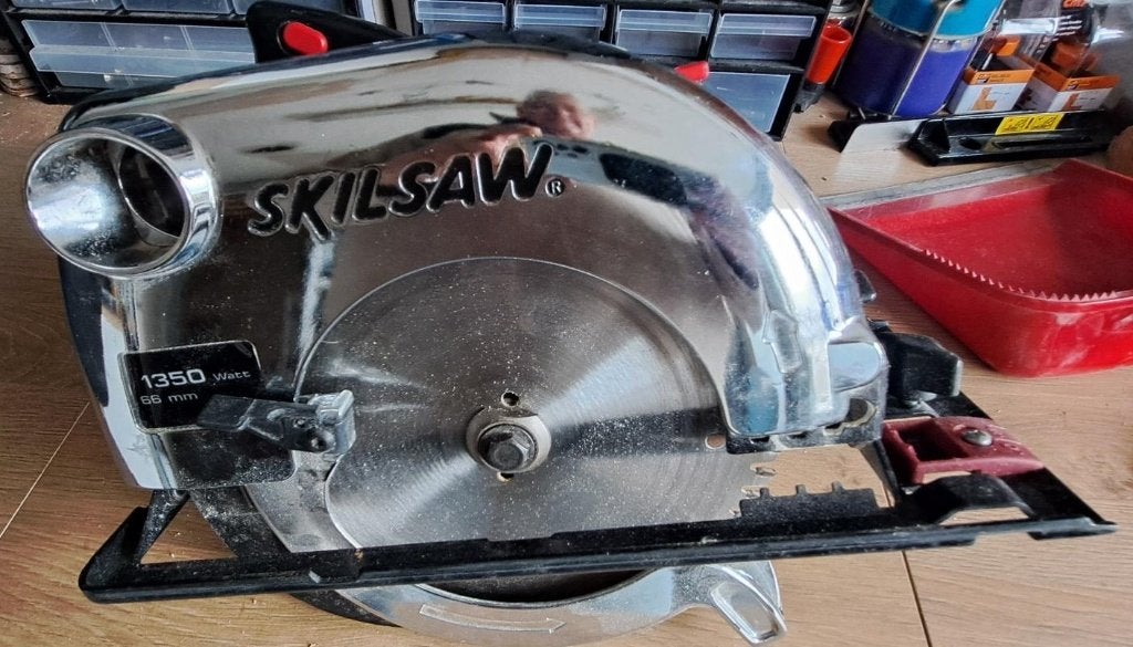 skil cirkelzaag, Doe-het-zelf en Verbouw, Gereedschap | Zaagmachines, Ophalen, Gebruikt, Cirkelzaag, Skil