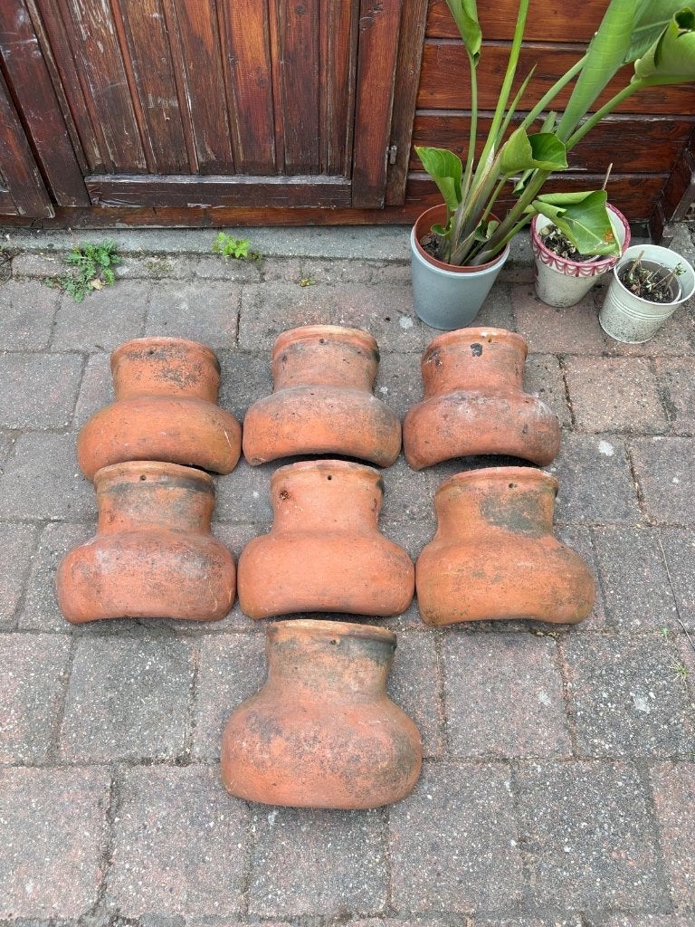 Romaanse nokvorst/ballonvorst (dakpan), Doe-het-zelf en Verbouw, Dakpannen en Dakbedekking, Ophalen, Gebruikt, Steen of Klei, Minder dan 5 m²