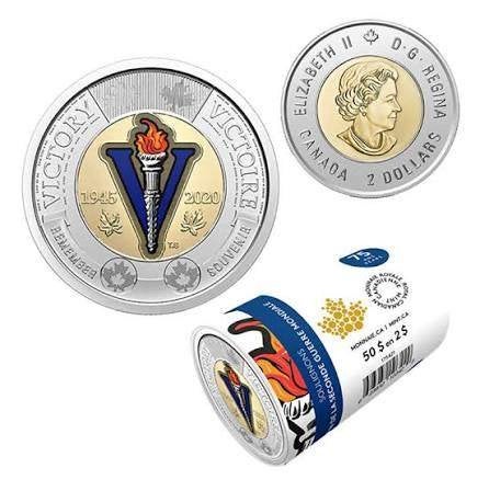 Canada - Colored 2 Dollar 2020 - WWII - Uncirculated, Verzenden, Noord-Amerika, Losse munt