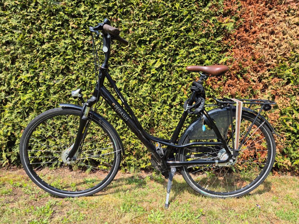 Pegasus Salerno Stadsfiets - dames model, frame maat 56, Gebruikt, Versnellingen, 50 tot 53 cm, Schijfrem