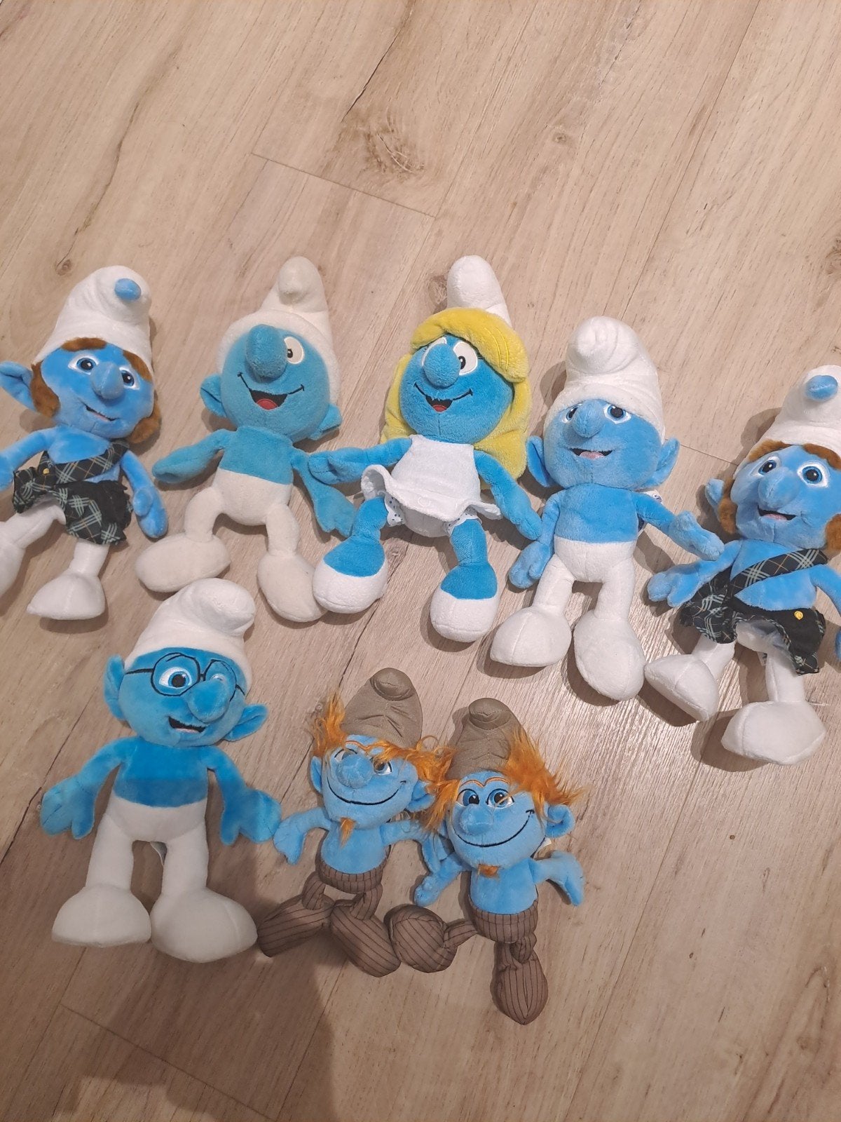 Smurfen  - Diverse Smurfen Pluche Collectie, Verzamelen, Smurfen, Ophalen of Verzenden, Zo goed als nieuw, Verschillende Smurfen