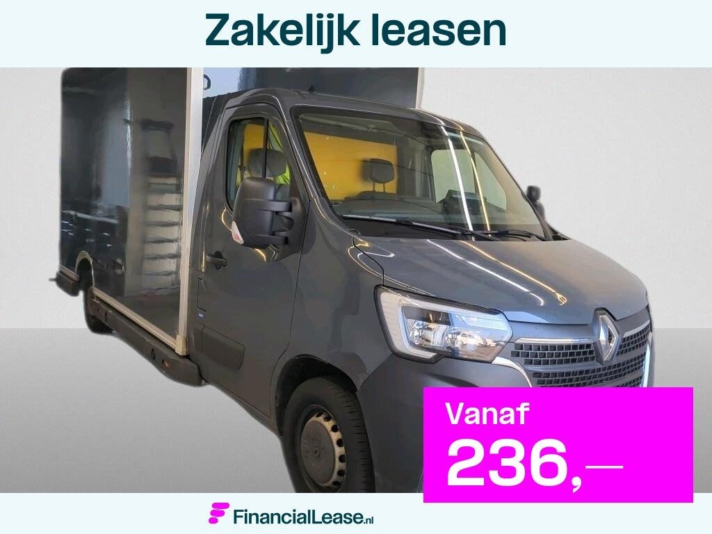 Renault Master 2.3 dCi 150 BAKWAGEN MEUBELBAK LOWLINER, Stof, Gebruikt, 4 cilinders, 150 pk
