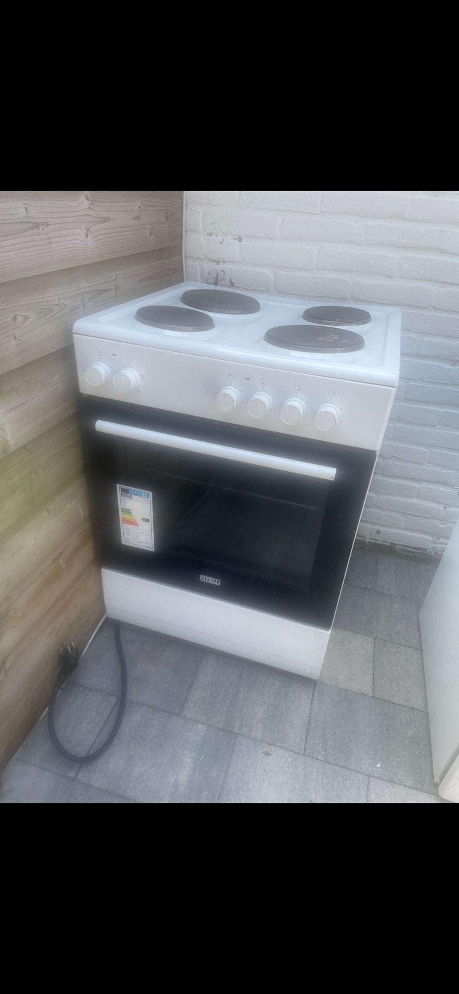 Beko Elektrisch Fornuis - Vrijstaand en Compleet, Gebruikt, 60 cm of meer, Vrijstaand, 85 tot 90 cm