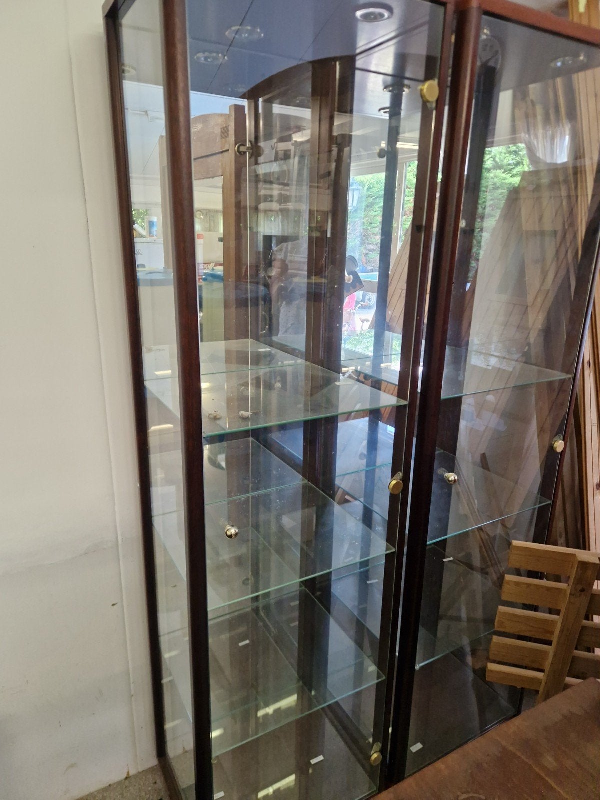 2 vitrine kasten voor 50 euro, Ophalen, 25 tot 50 cm, Minder dan 50 cm, 150 tot 200 cm