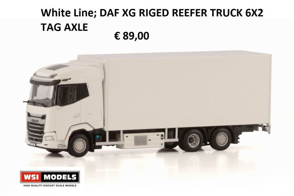 WSI Modes daf xg bakwagen, Hobby en Vrije tijd, Modelauto's | 1:50, Ophalen of Verzenden, Nieuw, Bus of Vrachtwagen, Wsi