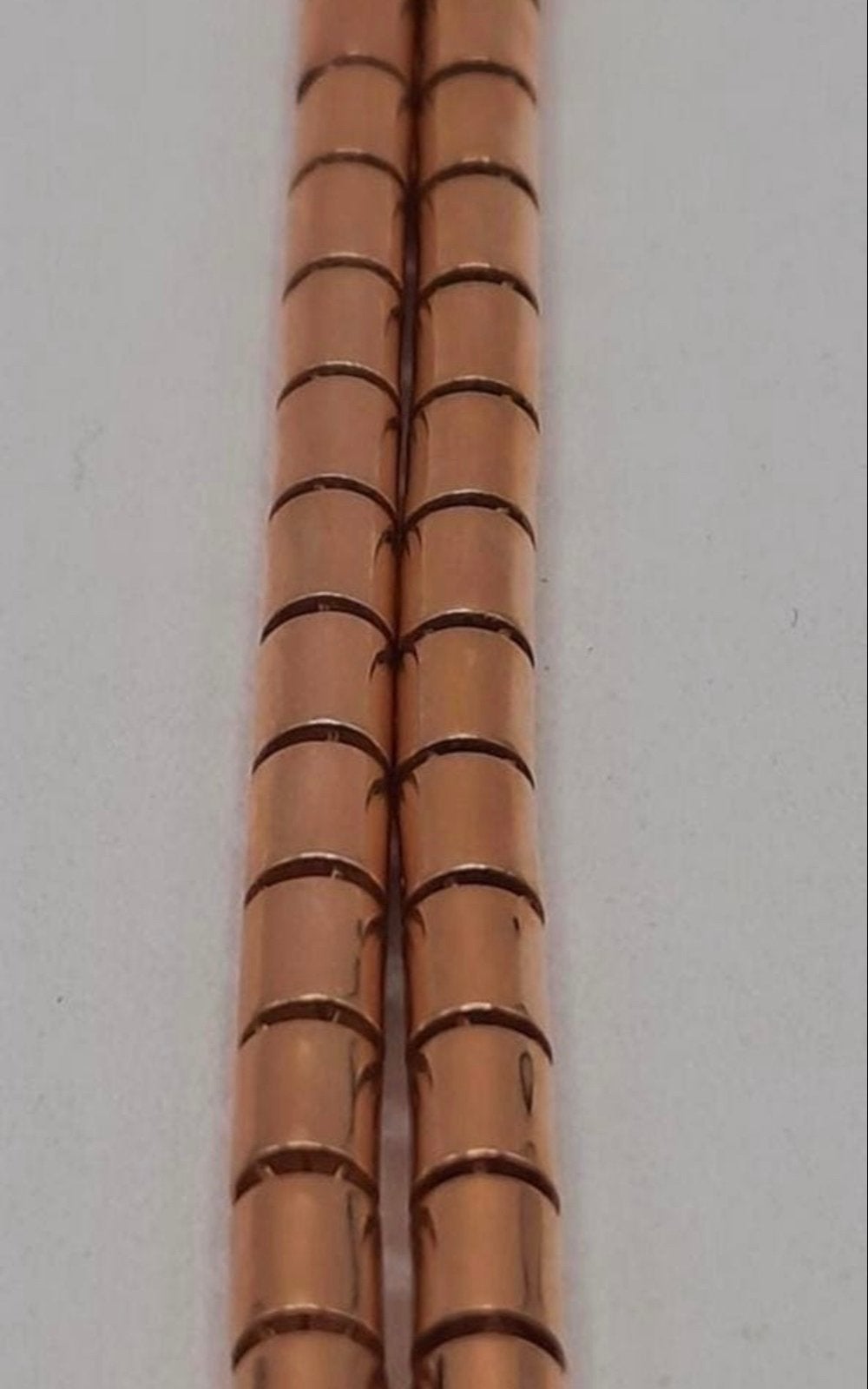 Koperkleurige kralenketting - Nieuw, W, Nieuw, Ophalen of Verzenden, W