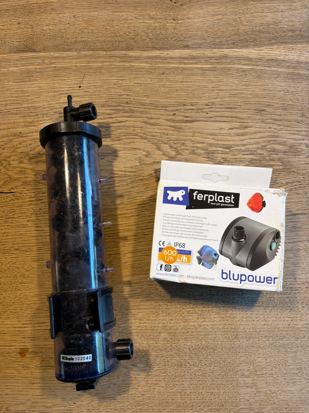 Dupla CO₂-reactor + Ferplast BluPower 600 pomp – Aquarium, Ophalen of Verzenden, Zo goed als nieuw