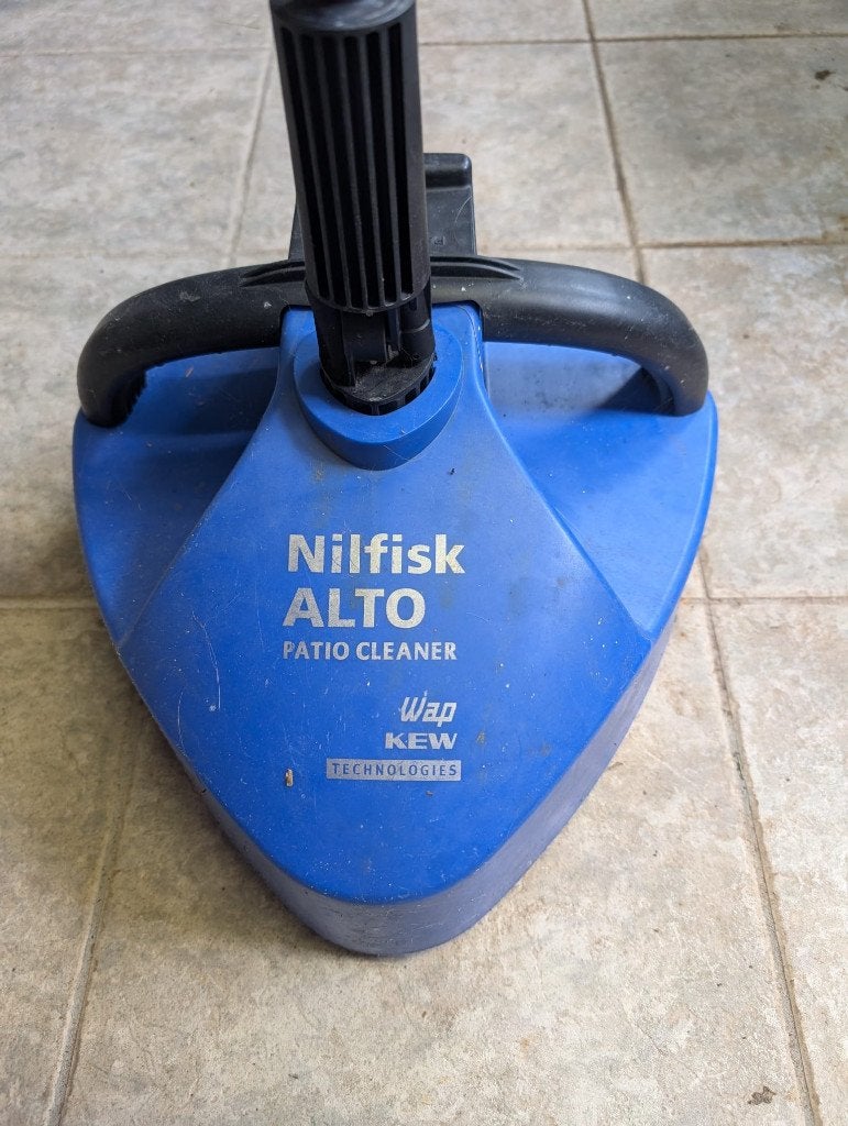 Nilfisk patio reiniger, Ophalen of Verzenden, Gebruikt, Elektrisch, Nilfisk