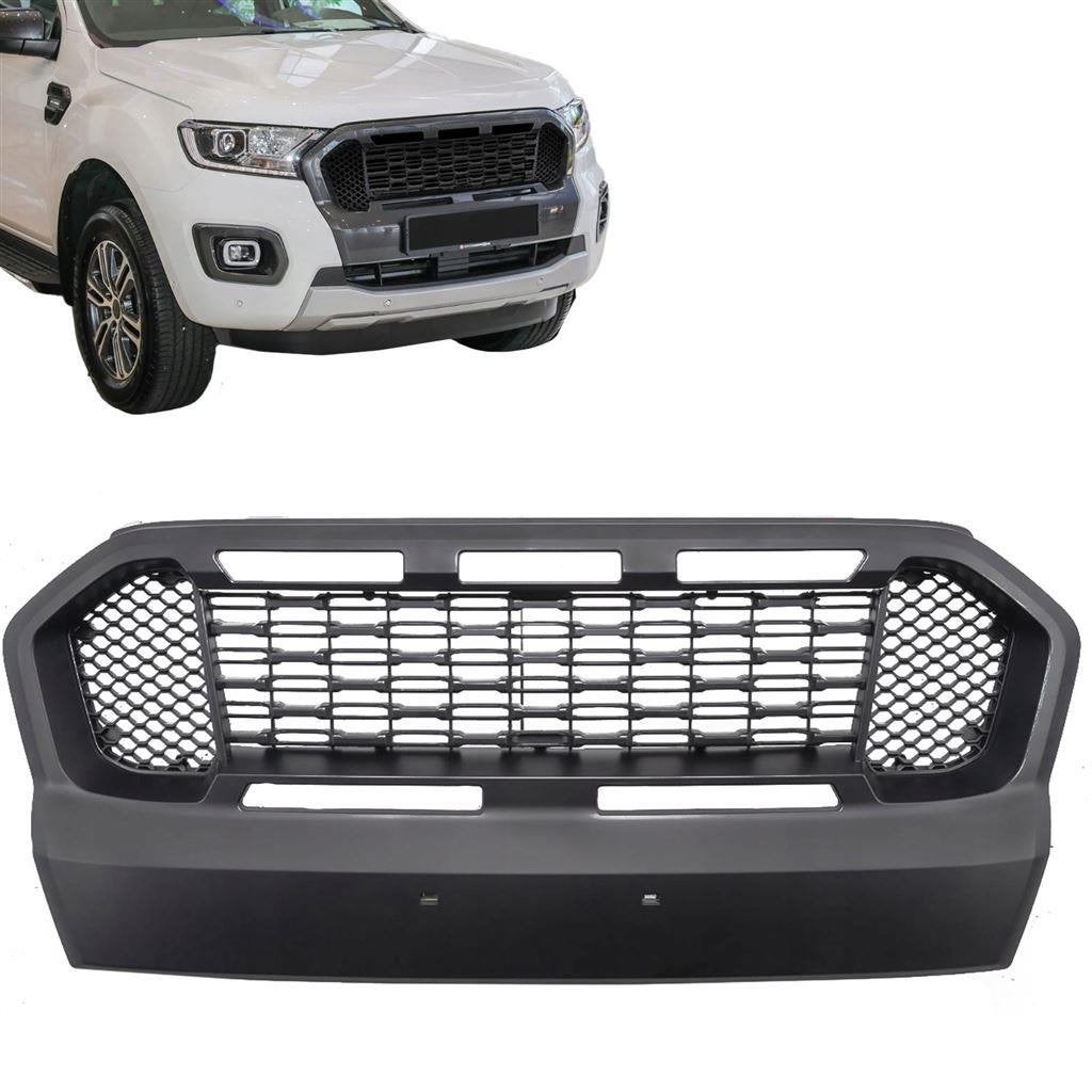 Honingraat Performance Grill Zwart Black Look Voor Ford Rang