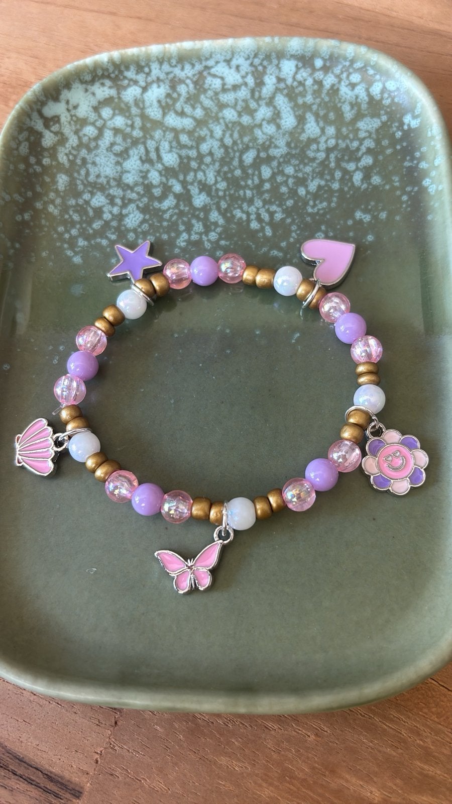 Kinder armband handmade, Overige kleuren, Nieuw, Ophalen of Verzenden, Elastiek