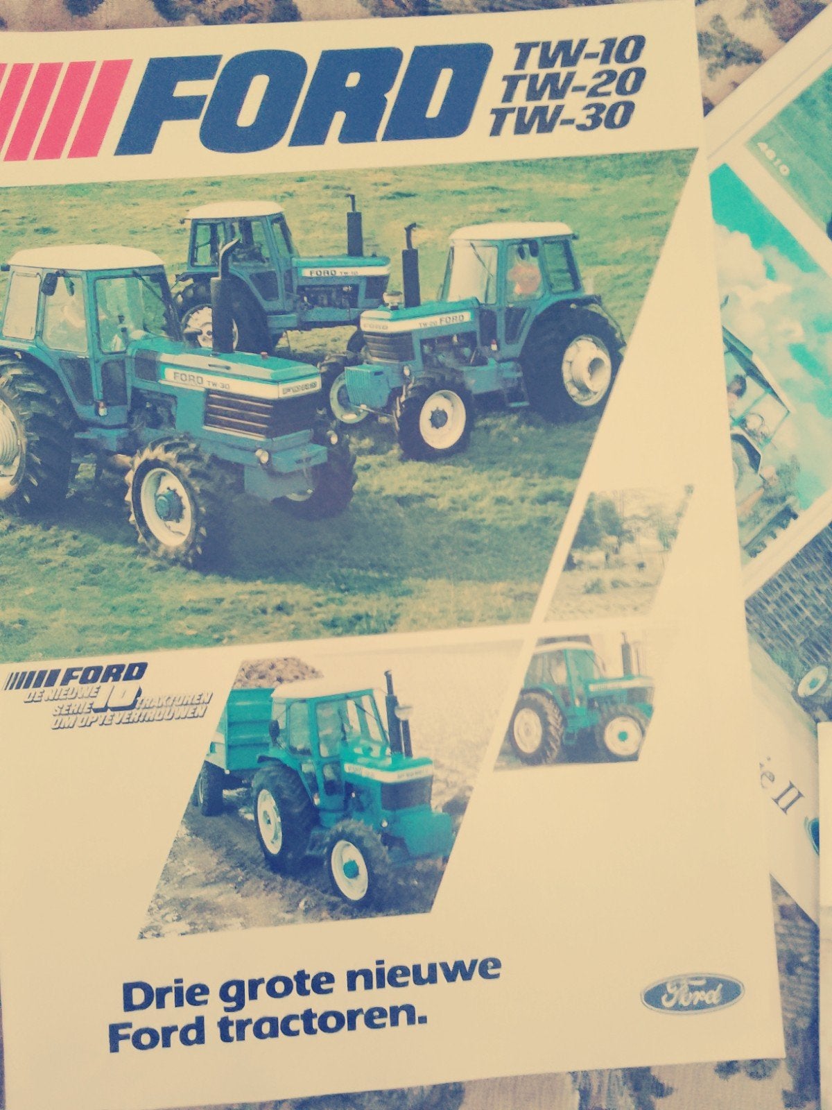 Ford tractor folder, Ophalen of Verzenden, 1:32 tot 1:50, Overige merken