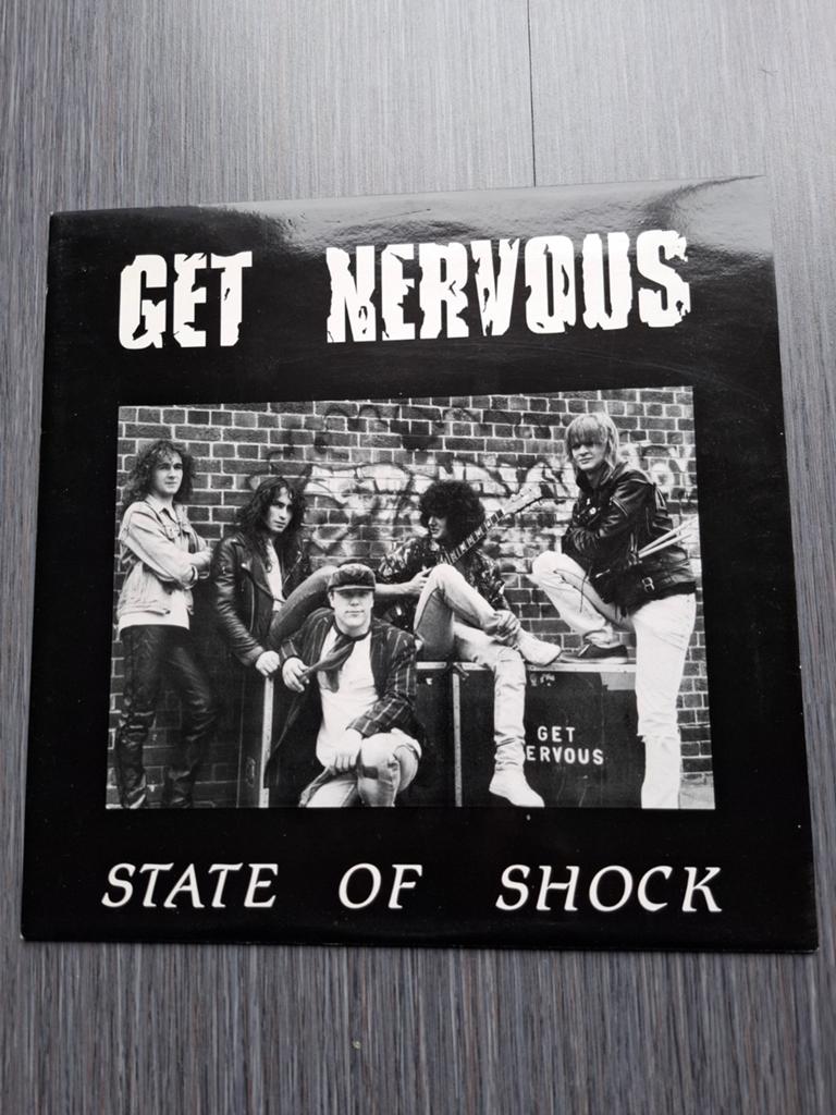 LP Get Nervous - State Of Shock, 1980 - 1989, Ophalen of Verzenden, Zo goed als nieuw, Inclusief binnenhoes