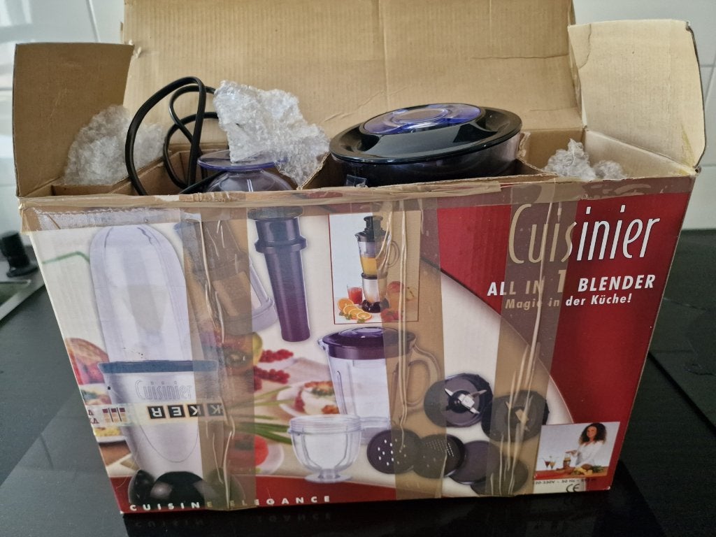Cuisinier All in 1 Blender, Witgoed en Apparatuur, Blenders, Ophalen of Verzenden, Zo goed als nieuw, Blender