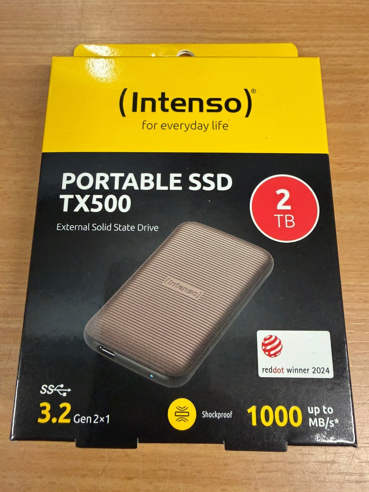 Intenso Portable SSD TX500 2TB – Nieuw(supersnel), Ophalen of Verzenden, Nieuw, Laptop, USB