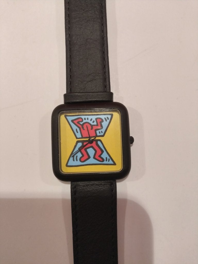 Keith Haring horloge - Special Limited Edition Art Watch, Ophalen of Verzenden, Zo goed als nieuw
