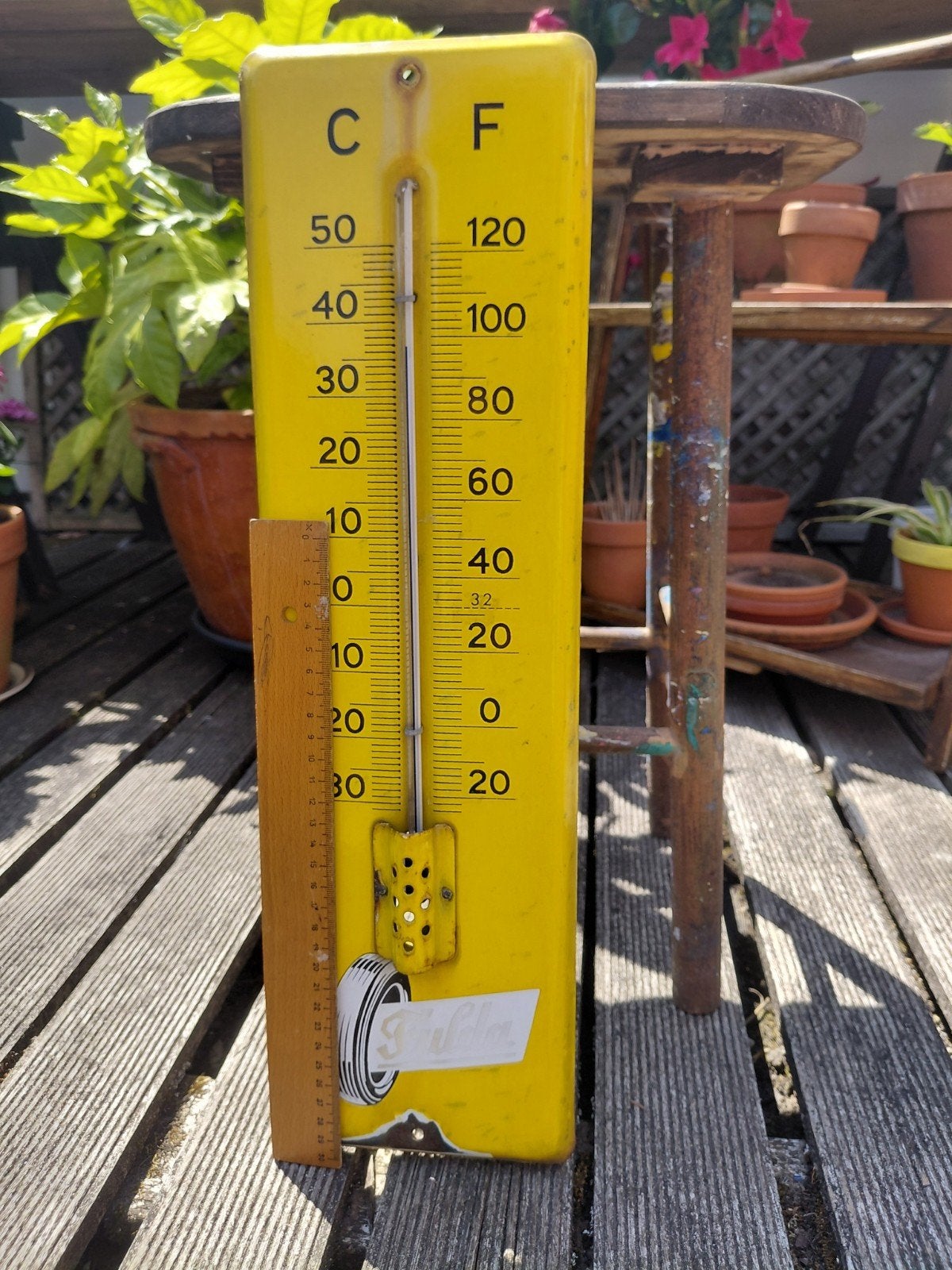 emaille thermometer, Ophalen of Verzenden