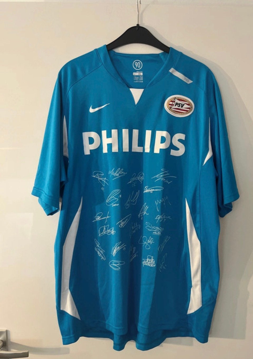 Gesigneerd PSV Shirt - Maat XL, Maat XL, Verzenden, Zo goed als nieuw, Shirt