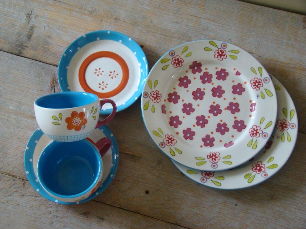 Servies, Jet (by Ter Steege), DAILY PLEASURE, z.g.a.n., Overige typen, Ophalen of Verzenden, Zo goed als nieuw, Overige stijlen