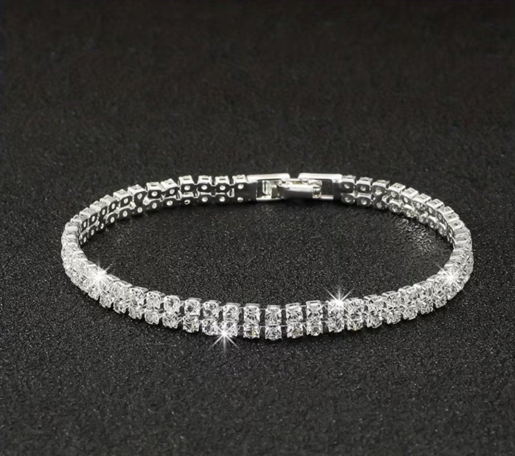 Tennisarmbandje, Ophalen of Verzenden, Nieuw, Zilver, Zilver