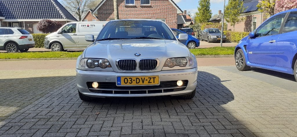 BMW 3-Serie 2.5 CI 323 Coupe 2000 Grijs met 116700 nap, Auto's, Achterwielaandrijving, Zwart, 2494 cc, Leder en Stof