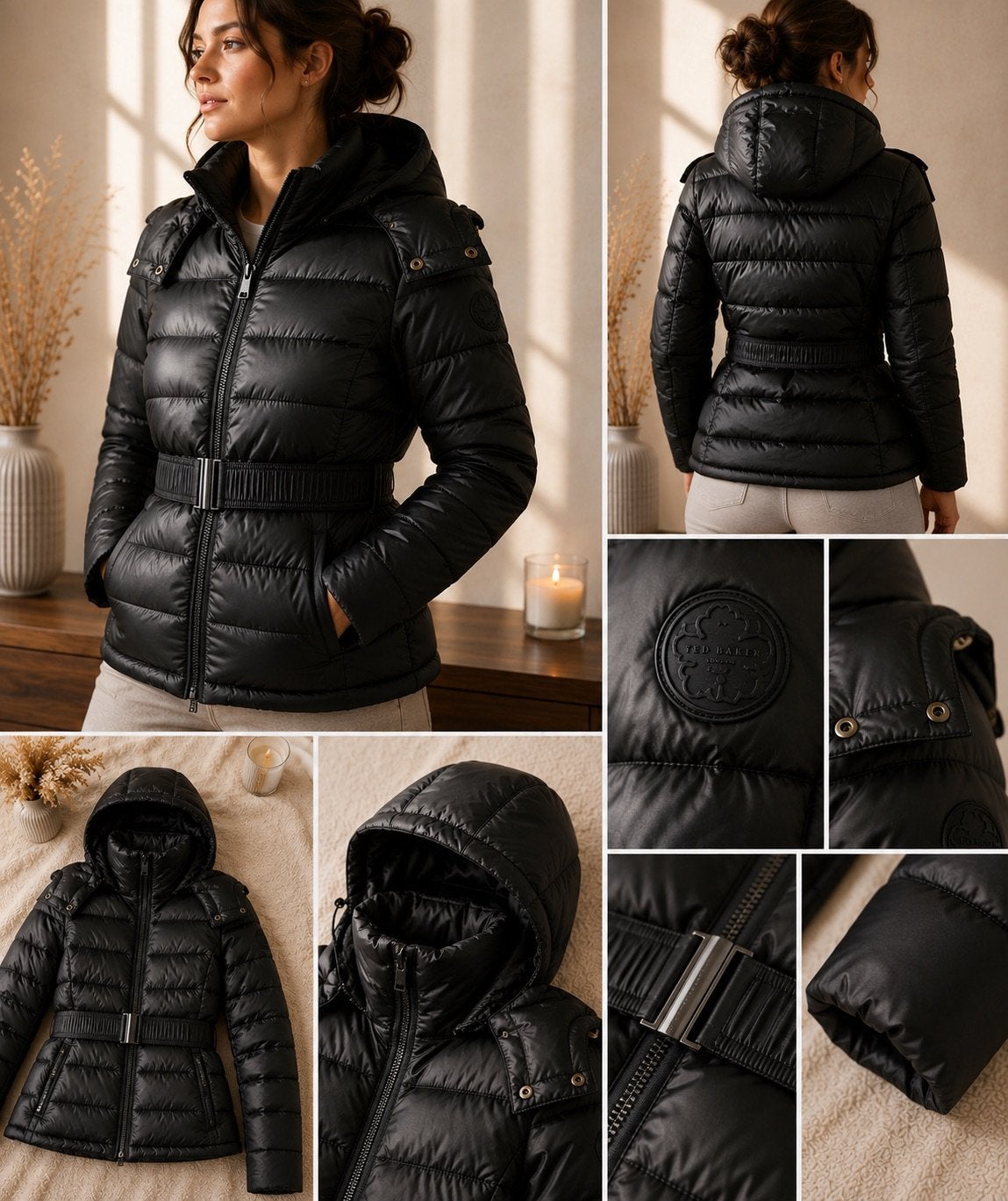 Nieuwe Ted Baker jas, maat 2/M, Ophalen of Verzenden, Nieuw, Maat 38/40 (M), Zwart