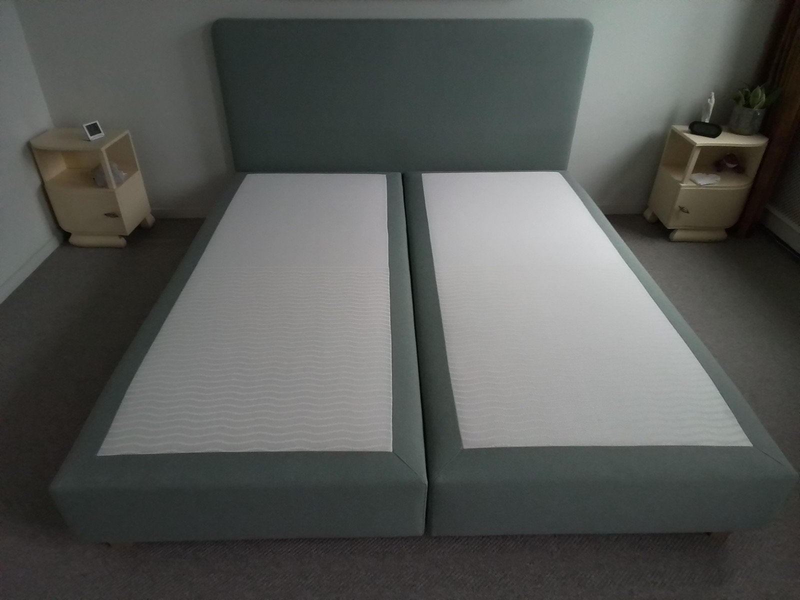 box spring frame, Ophalen, Tweepersoons, Zo goed als nieuw, 180 cm
