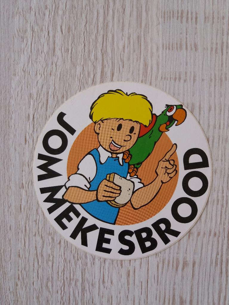 sticker JOMMEKESBROOD, Ophalen of Verzenden, Zo goed als nieuw, Overige typen