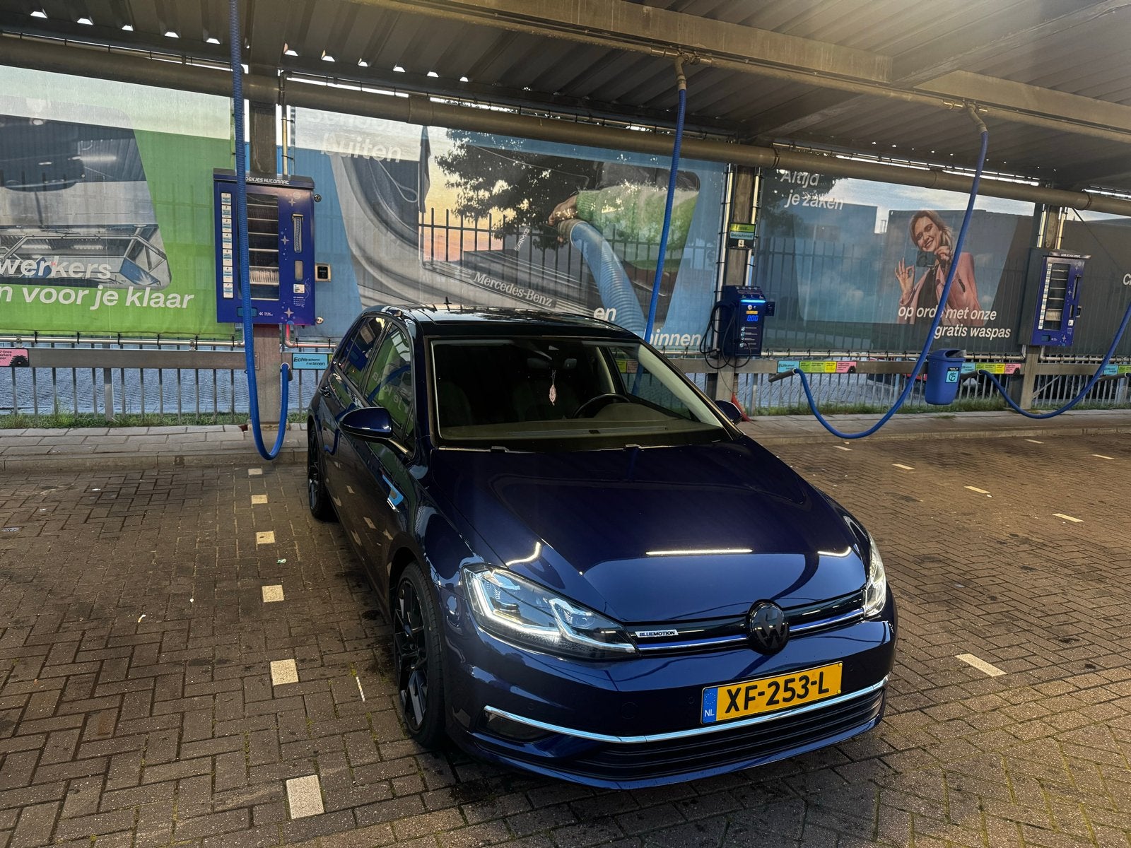 Volkswagen Golf 1.5 TSI 130pk 2019 Blauw, Auto's, 1498 cc, 4 cilinders, Blauw, Origineel Nederlands