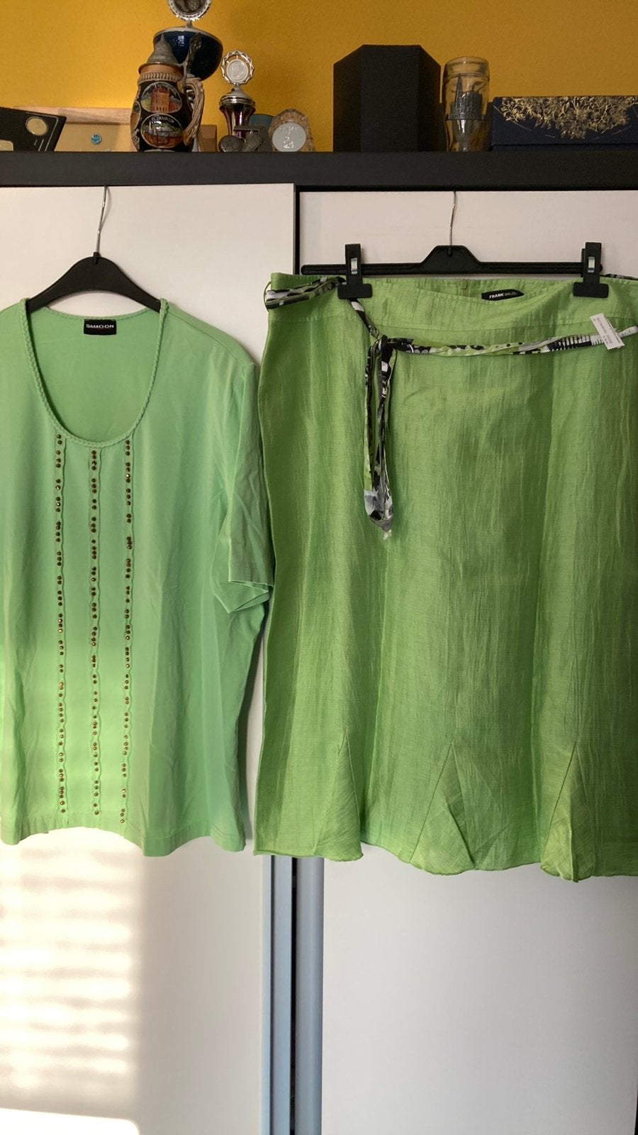 Frank walder set rok nieuw 50 plus shirt, Ophalen, Zo goed als nieuw, Maat 46/48 (XL) of groter