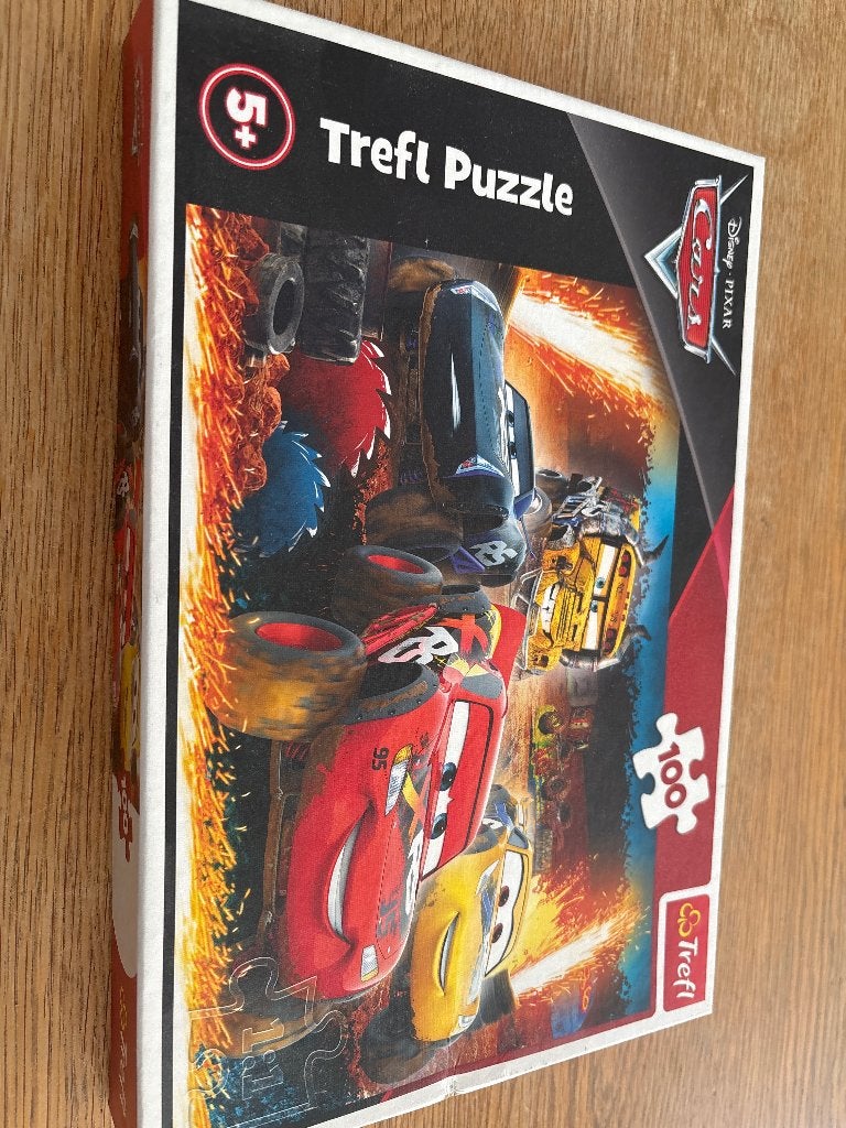 Puzzel cars 100 stukjes, Ophalen, Meer dan 50 stukjes, Gebruikt, 6 jaar of ouder