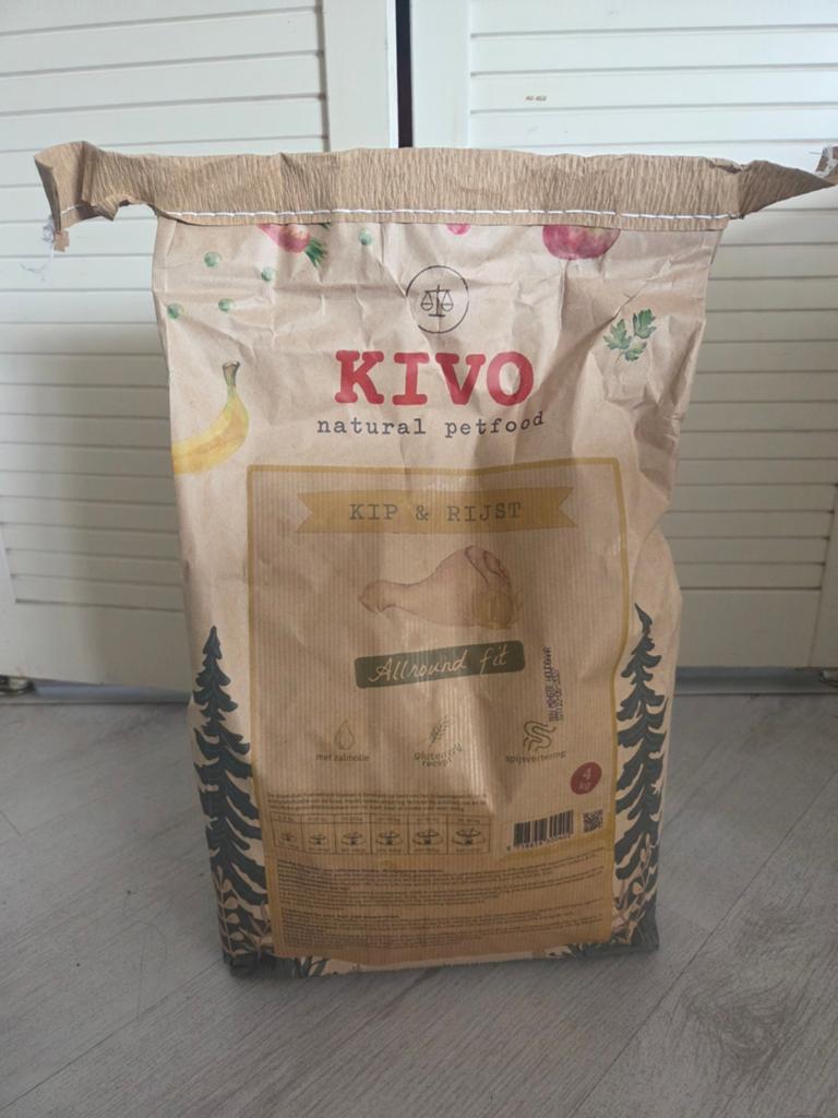 Kivo hondenbrokken kip&rijst 4kg, Dieren en Toebehoren, Dierenvoeding, Ophalen, Hond