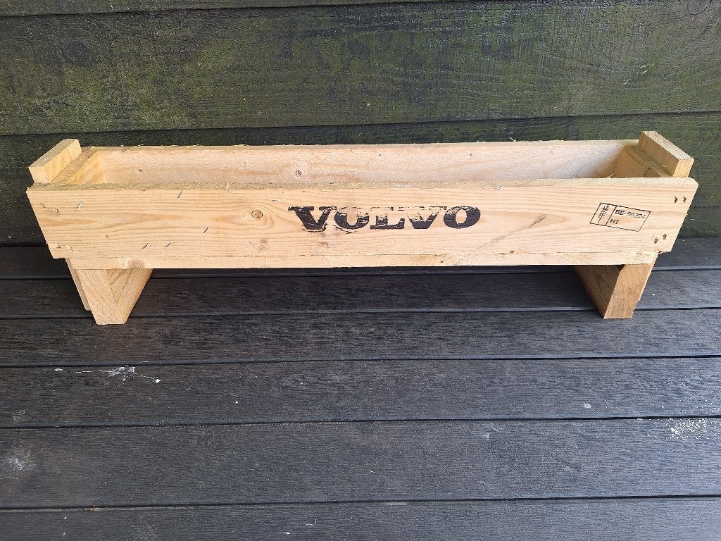 Houten bak met Volvo opdruk, Ophalen, Minder dan 30 cm, Zo goed als nieuw, 60 tot 100 cm