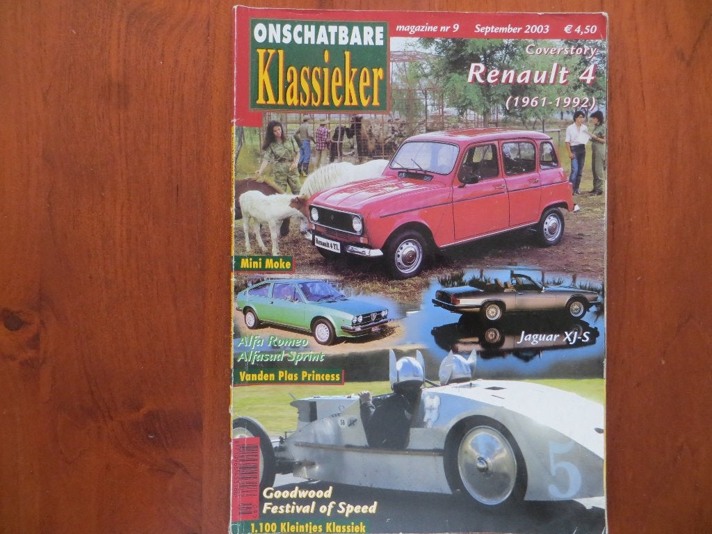Onschatbare Klassieker 9 2003 Renault 4, Mini Moke, Princess, Ophalen of Verzenden, Zo goed als nieuw, Renault